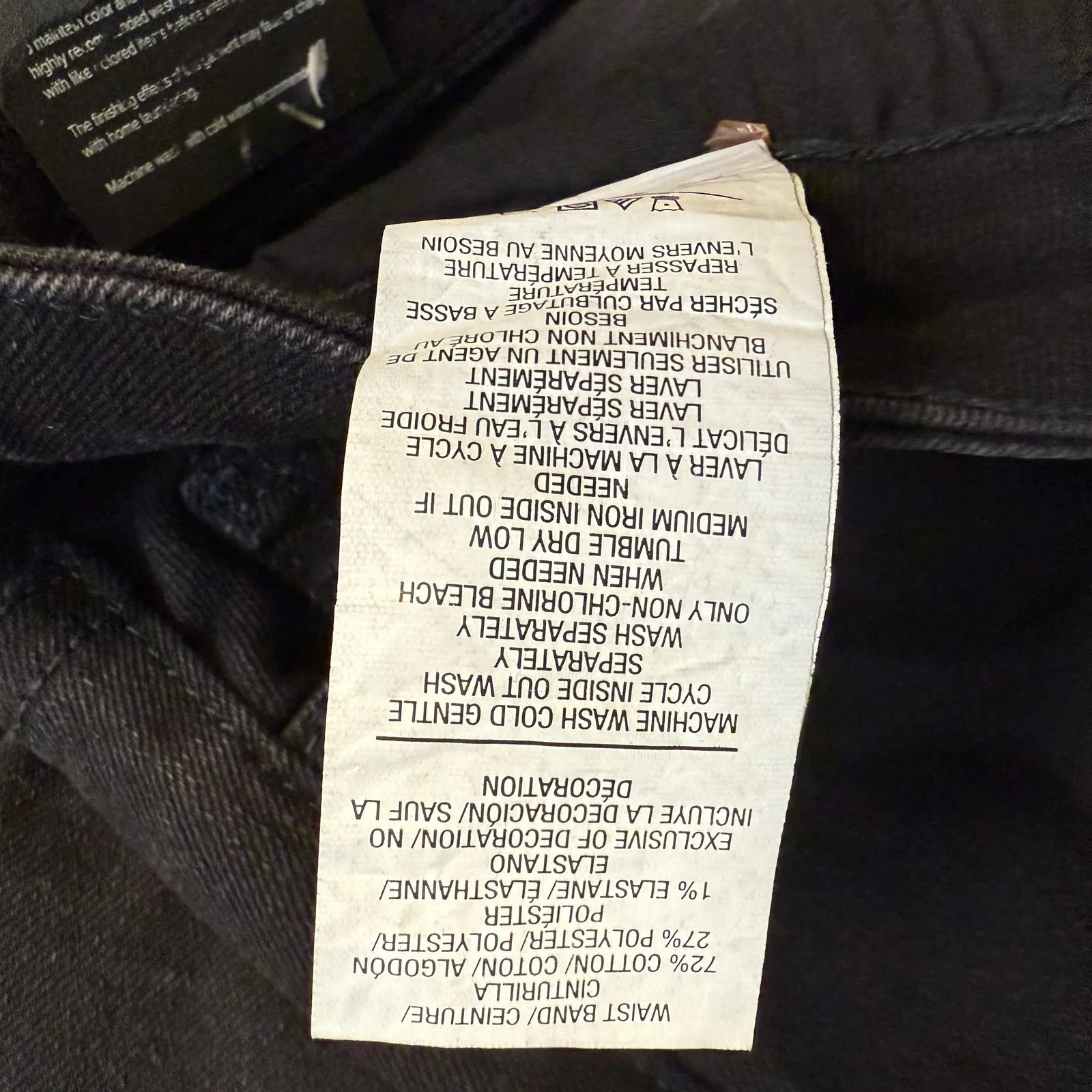 Joe’s Jeans Black High Rise Skinny Size 33 x 29 Minimalist Elevated Basics NWT - Image 4