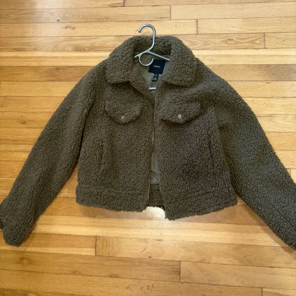 Green sherpa jacket - Image 5
