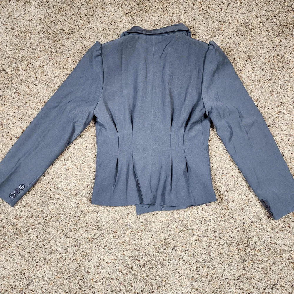 Kela Yila Jielur Women's Grey Business Blazer Long Sleeve One Button Gray Size L - Image 2