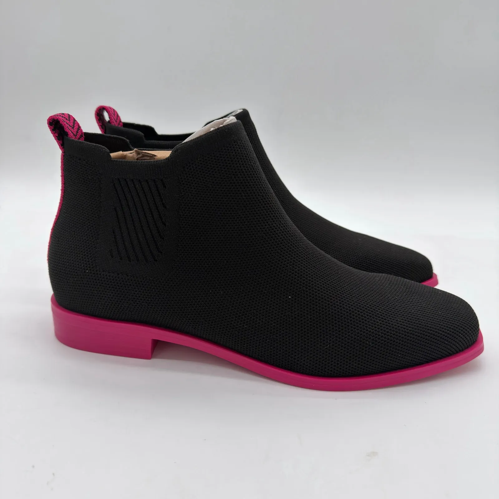 Vivaia Ryan Pro SlipOn Wtr RPT Elegant Casual Chelsea Boot Black Pitaya Pink 9.5 - Image 2