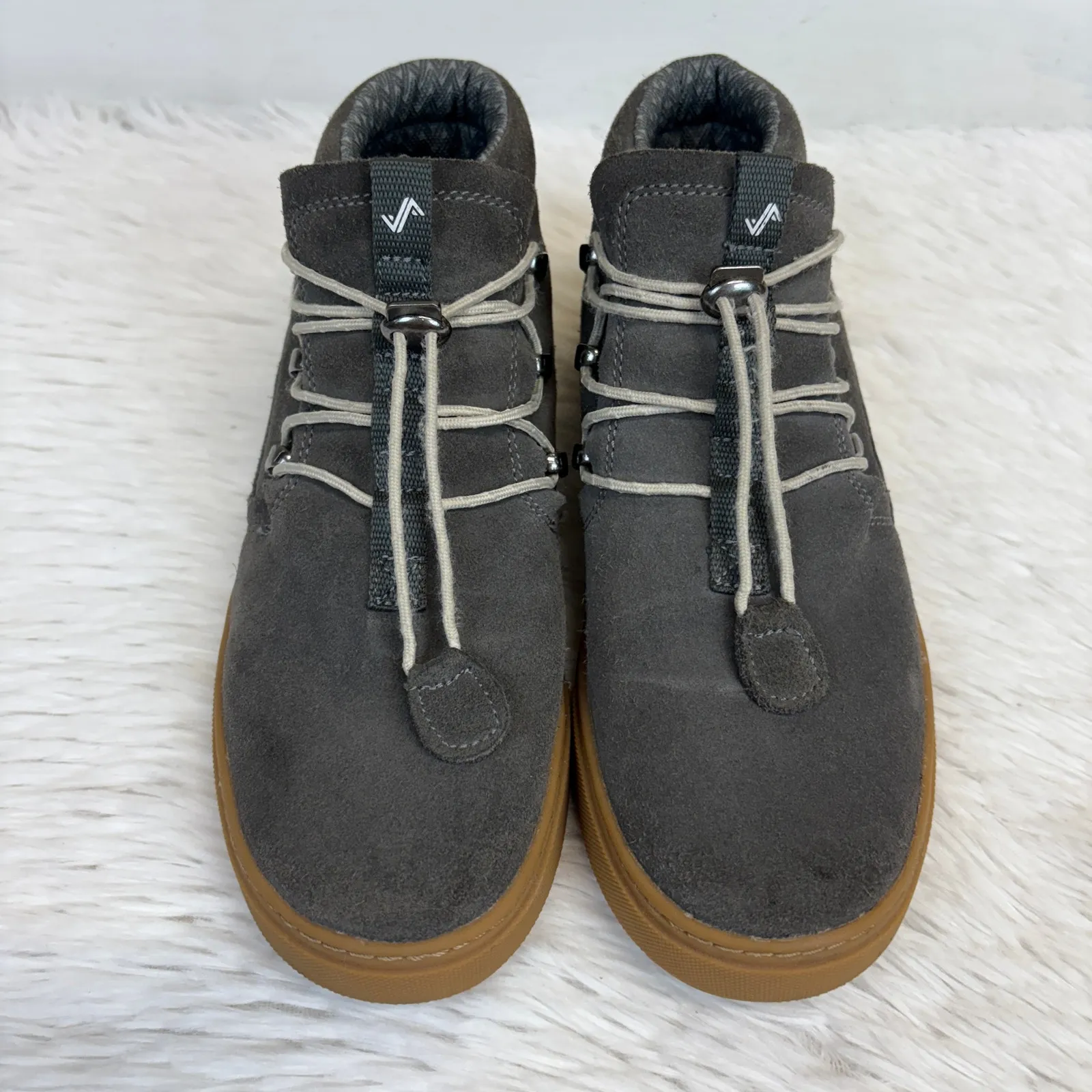 Forsake Women’s Lucille Slip Boot Gunmetal Gray Water Resistant Suede Size 8 - Image 3