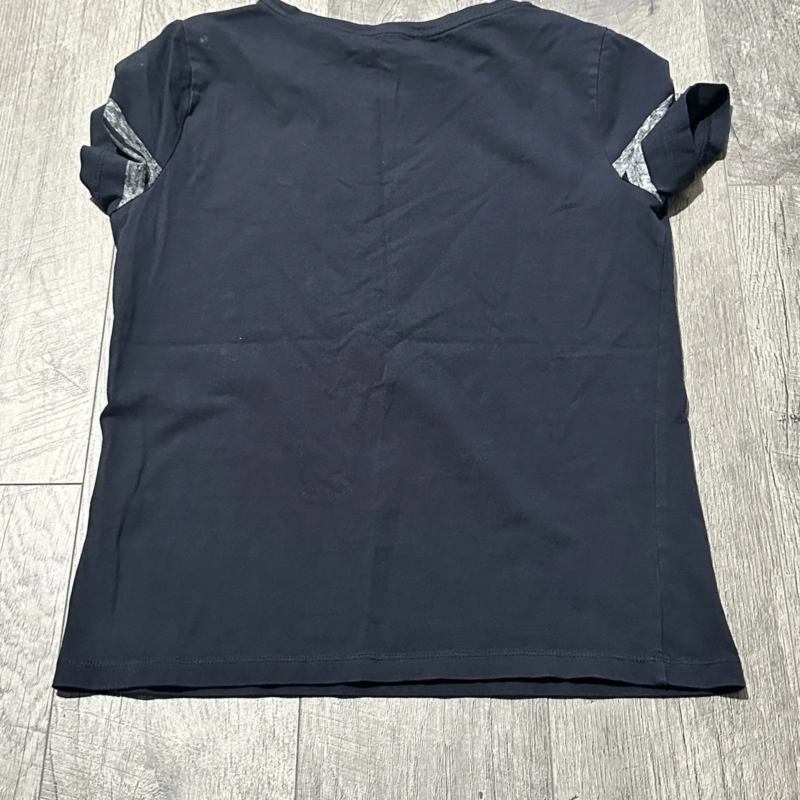 Tommy Hilfiger Women's Navy Blue Short Sleeve small t shirt baby tee 2010s - Image 3