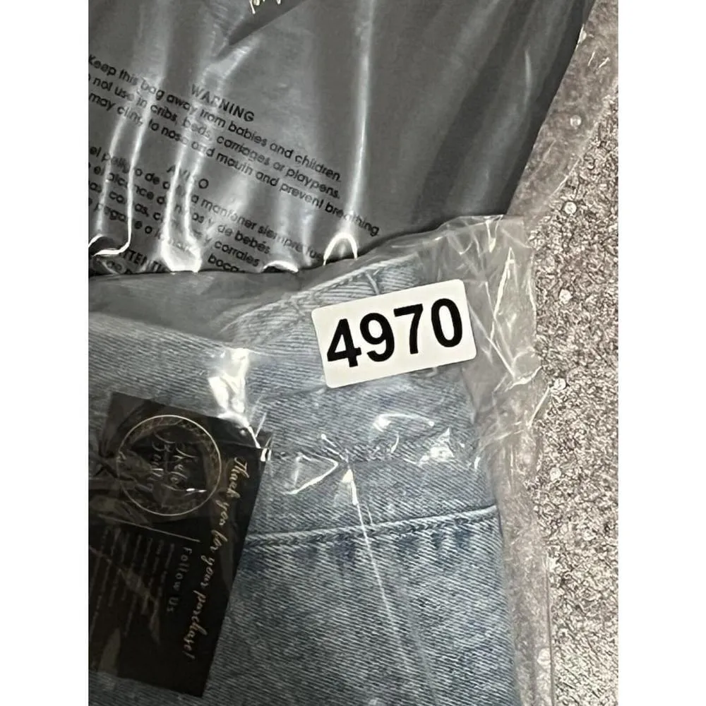 Buffalo David Bitton Mom Jeans Womens Size 28 Blue Denim Stretch Relaxed Tapered - Image 14