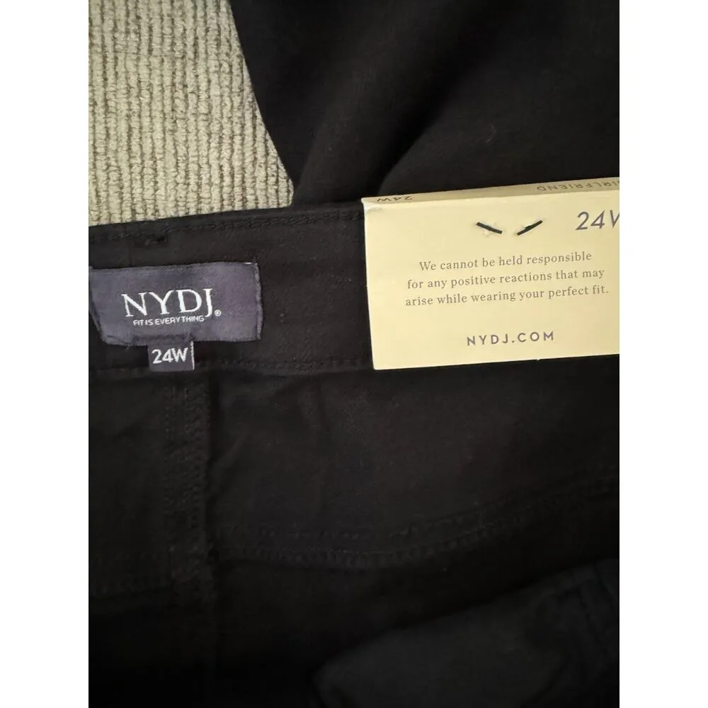 NYDJ Margot Girlfriend Cool Embrace Black 24W Lift Tuck Technology NWT - Image 4