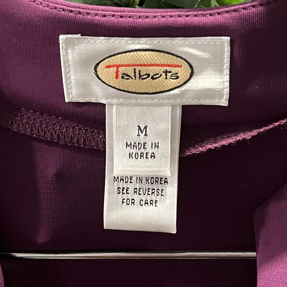 Women’s Purple Medium Talbots Top & Skirt Set - Image 8