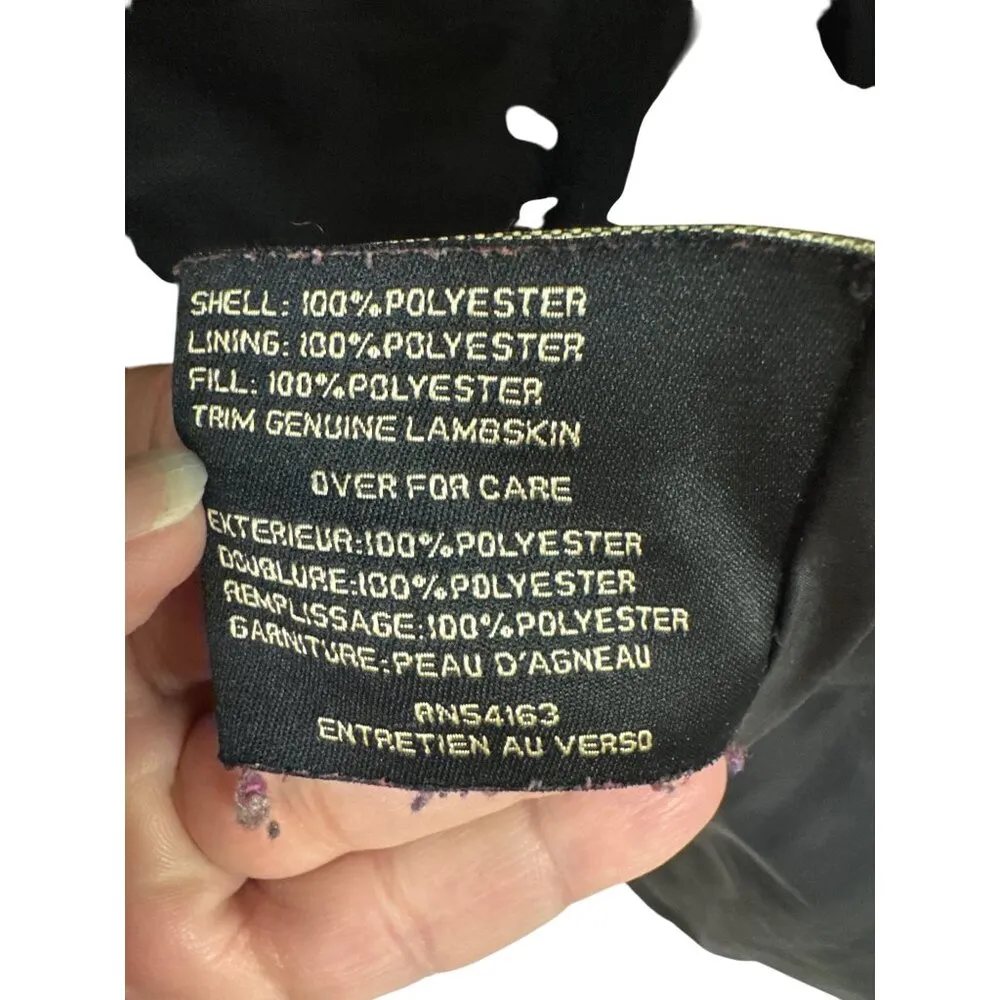 Cole Haan womans black Quilted inuslated coat jacket Size L SKU 8208 - Image 11