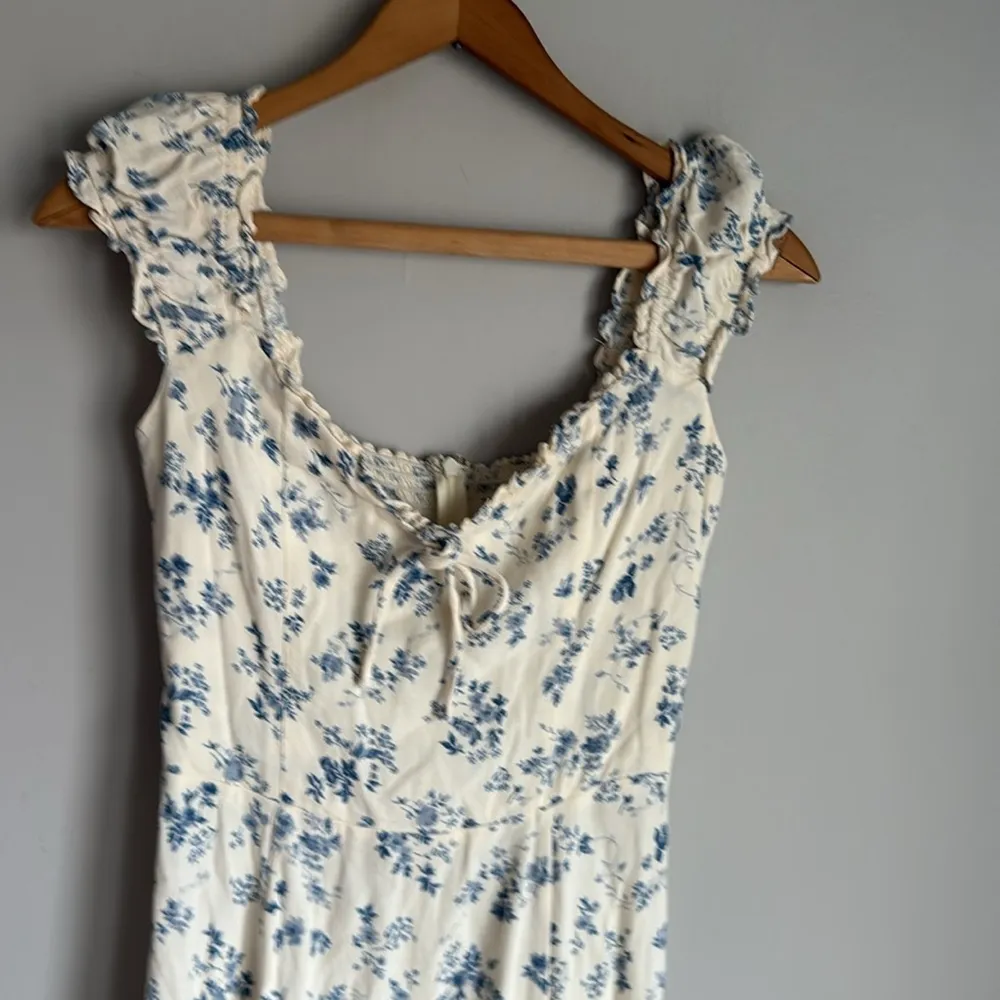 Reformation Pacey short-sleeve mini dress in Lula Floral 6 - Image 5