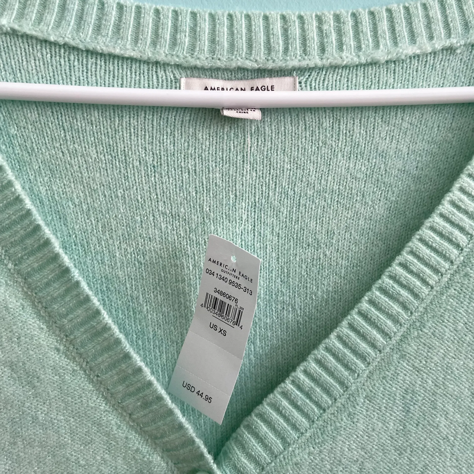 American Eagle Mint Cardigan - Image 5