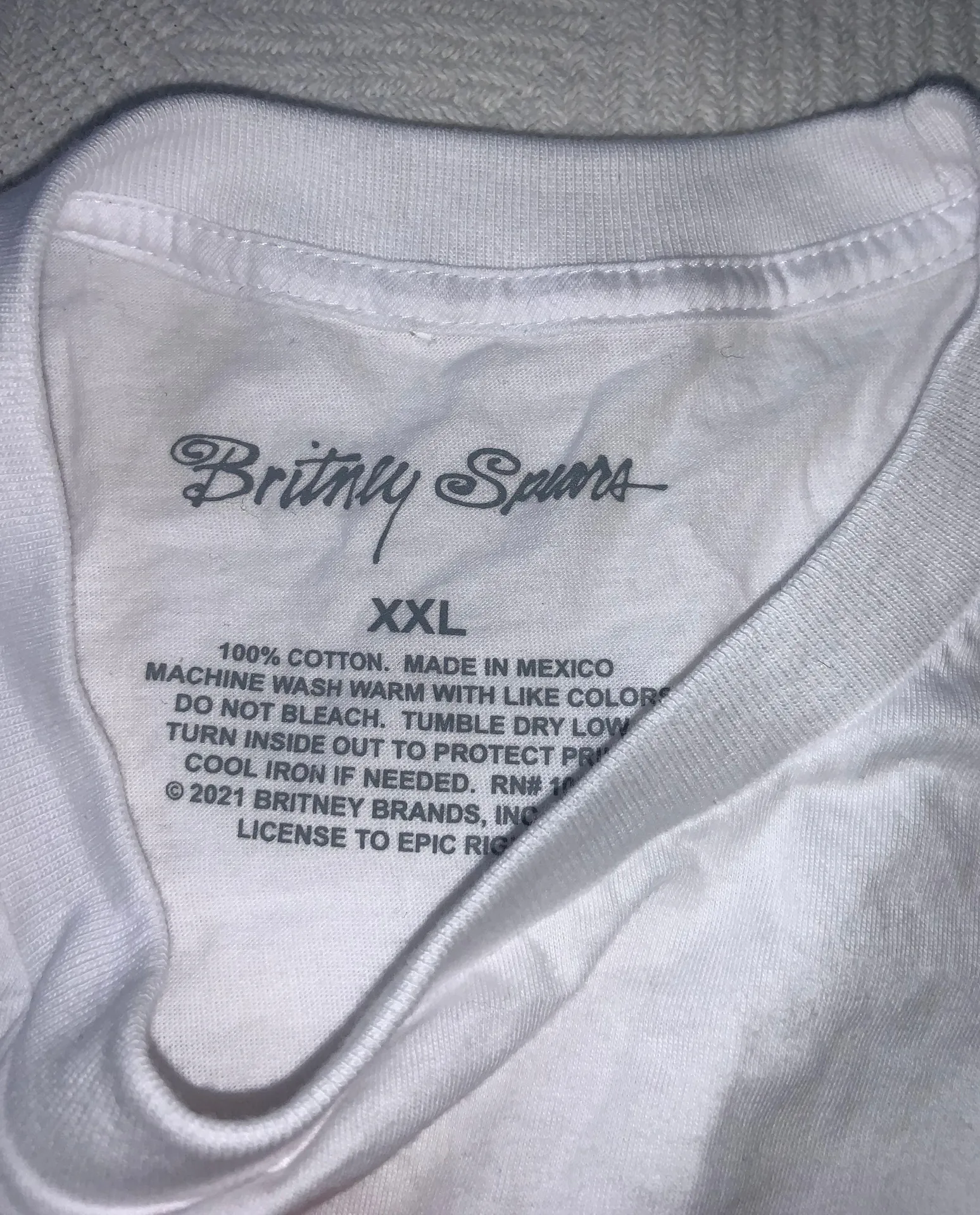 britney spears oversized tee White Size XXL - Image 4