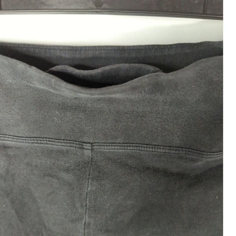 PINK Victoria's Secret Black & Leopard Print Side Waist Yoga Pants‎ Size S - Image 7