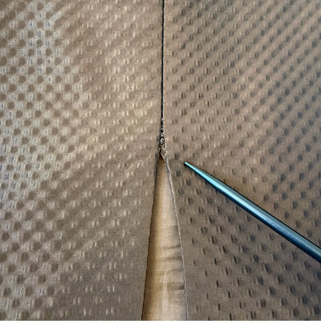 Solini New York Vintage Blazer And Skirt Suit Set Brown Textured Size 12 - Image 5