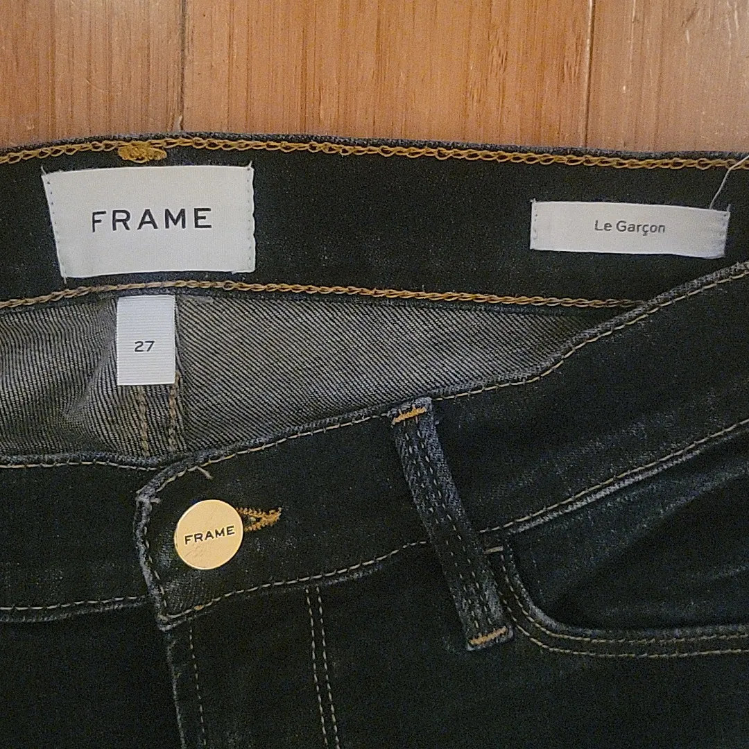 Frame Denim Women's Deep Indigo Skinny Jeans - Image 3