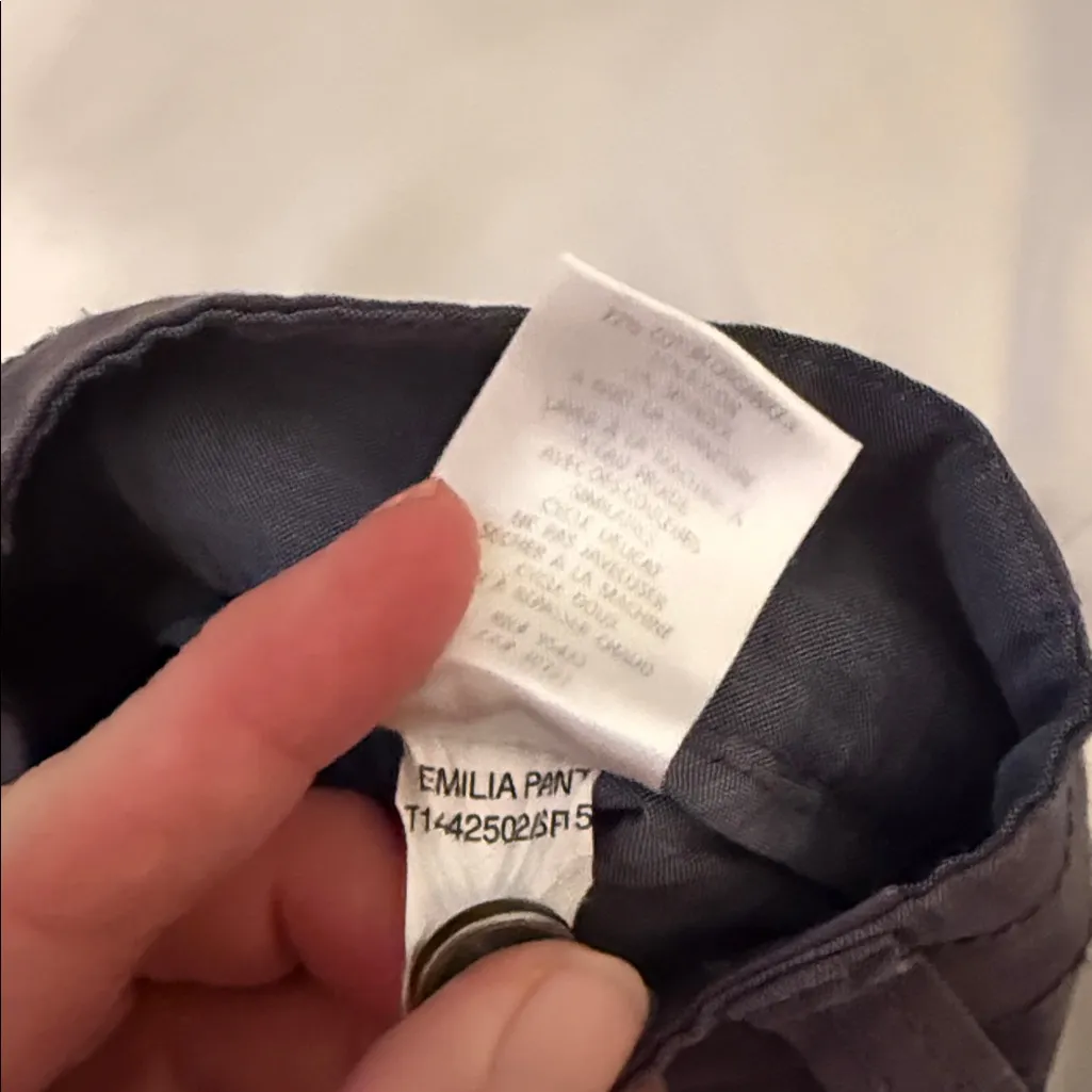 Toad & Company Emilia Khaki Pants, Dark Gray, Size 8 Gray - Image 6