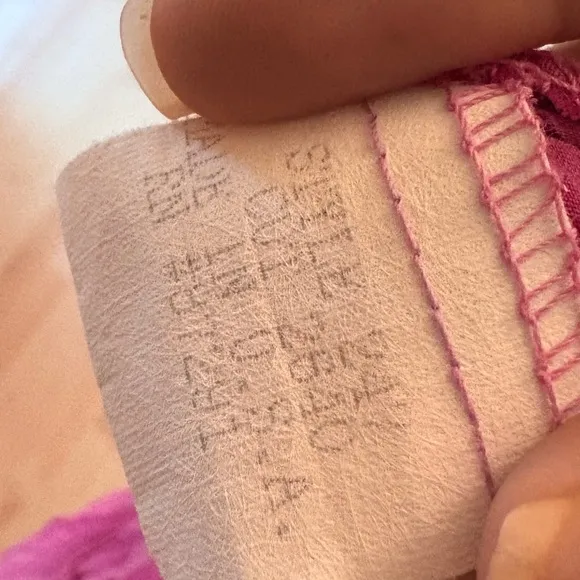 JOHNNY WAS Rare Vintage‎ T Shirt Pink Maxi Embroidered Dress Size Large - Image 6