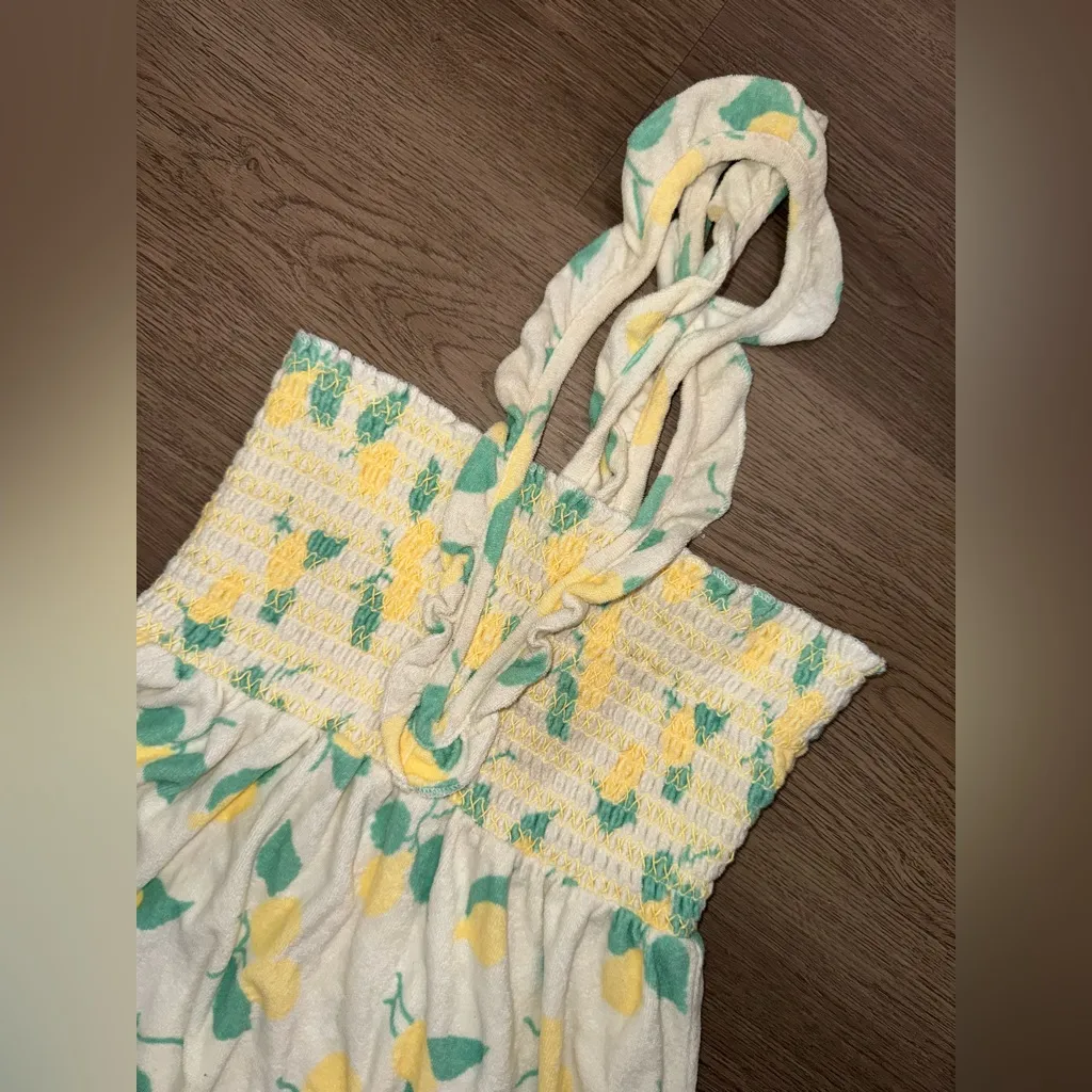 RARE Vintage Y2K Juicy Couture Lemon Mini Summer Dress Top-Size Medium - Image 6