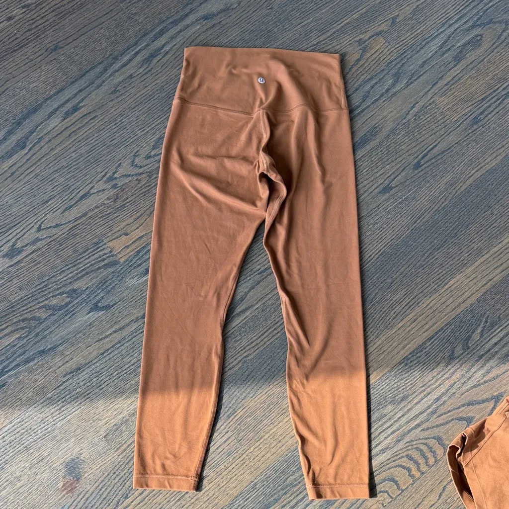 Lululemon Align Set leggings & tank 
Copper Brown size 6 EUC - Image 8