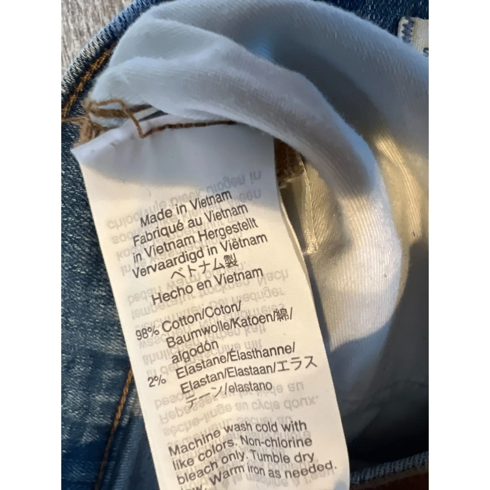 Madewell Skinny flare leg Jeans size 27 Denim Jean Boho Hippie Western High Rise - Image 7