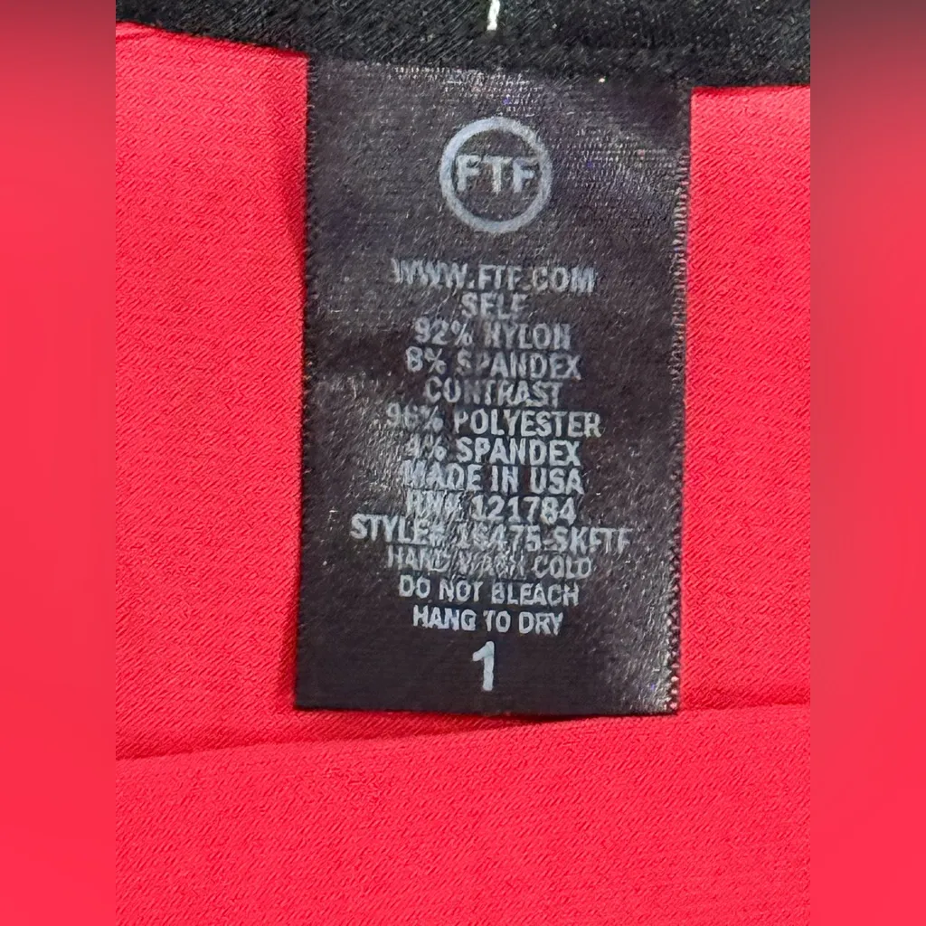 Fashion to Figure Vibrant Red Lace Skirt - Image 4