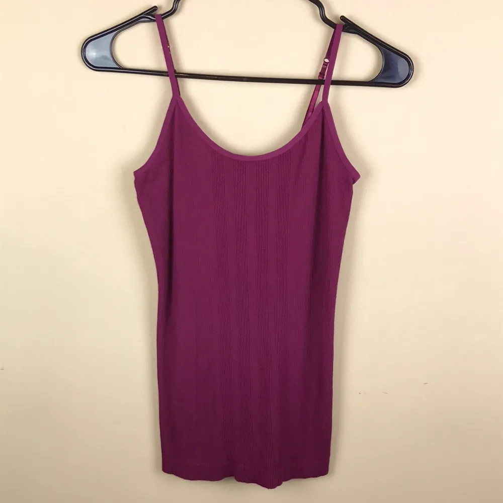 Intimately Free People Women’s Purple Lace-Up Back Spaghetti Strap Tank Top - Image 2