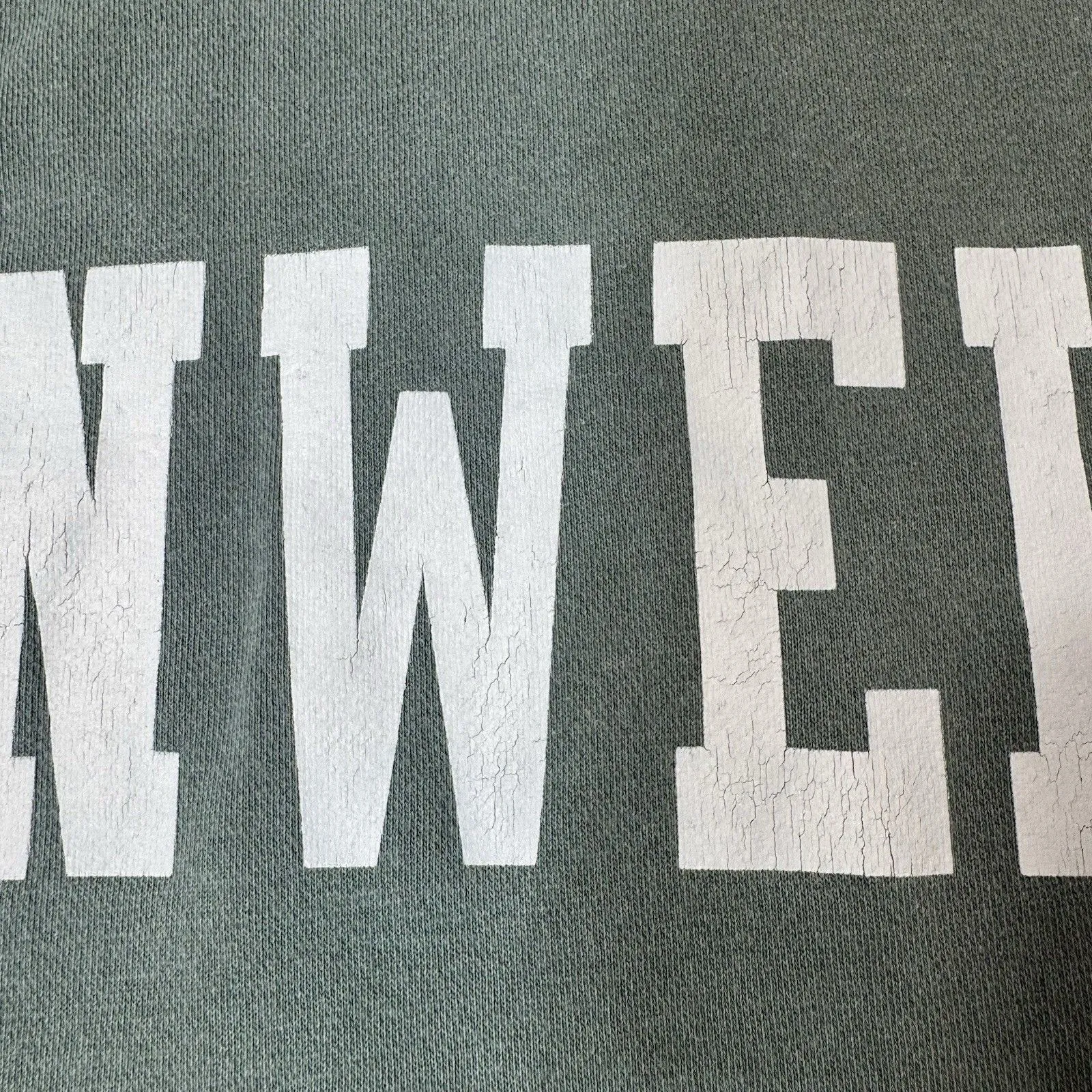 Barstool Call Her Daddy Womens XL Unwell Hoodie Distressed Green Sweatshirt - Image 6