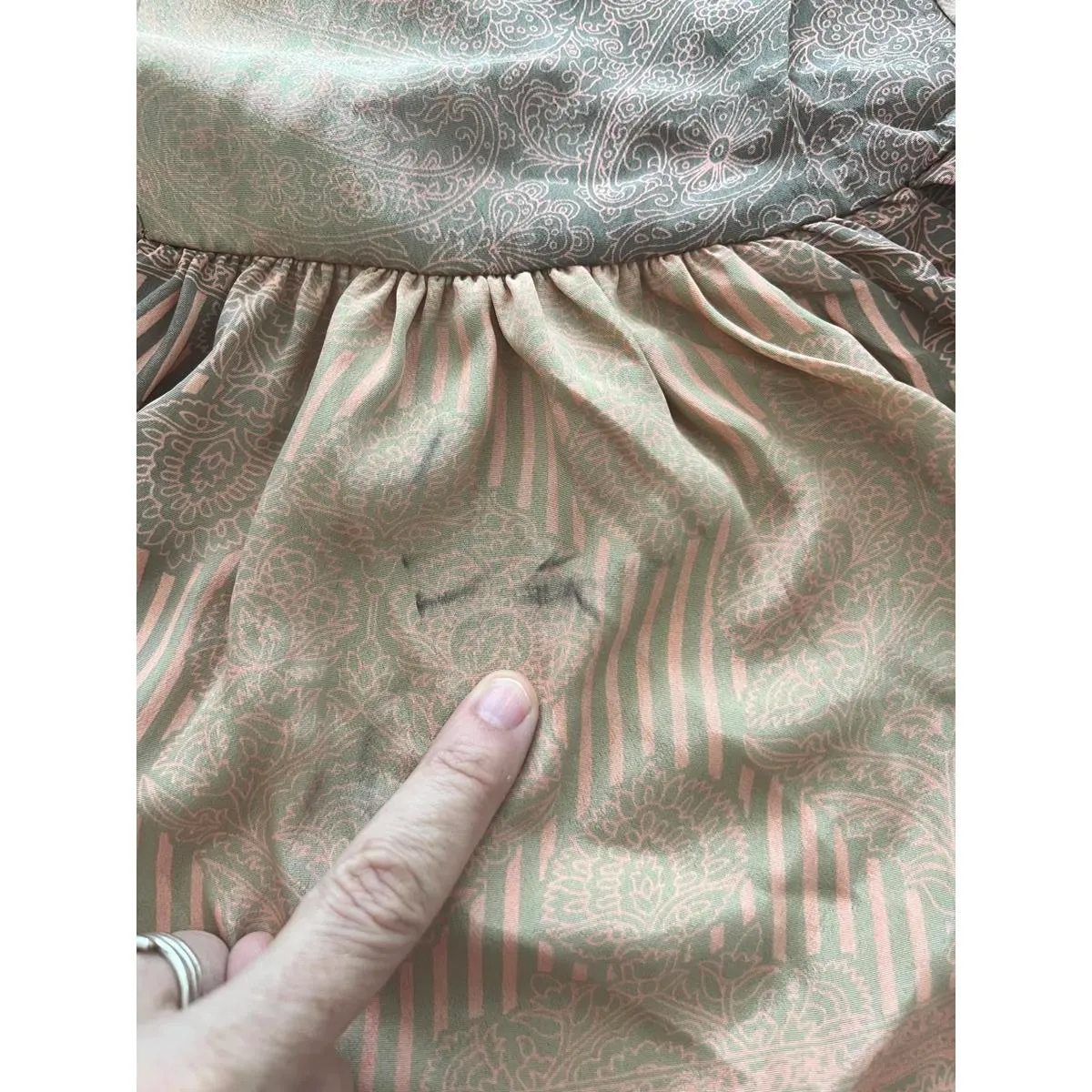 *Flawed* NWOT Karma Highway Elegant Boho Tunic Top - Image 6