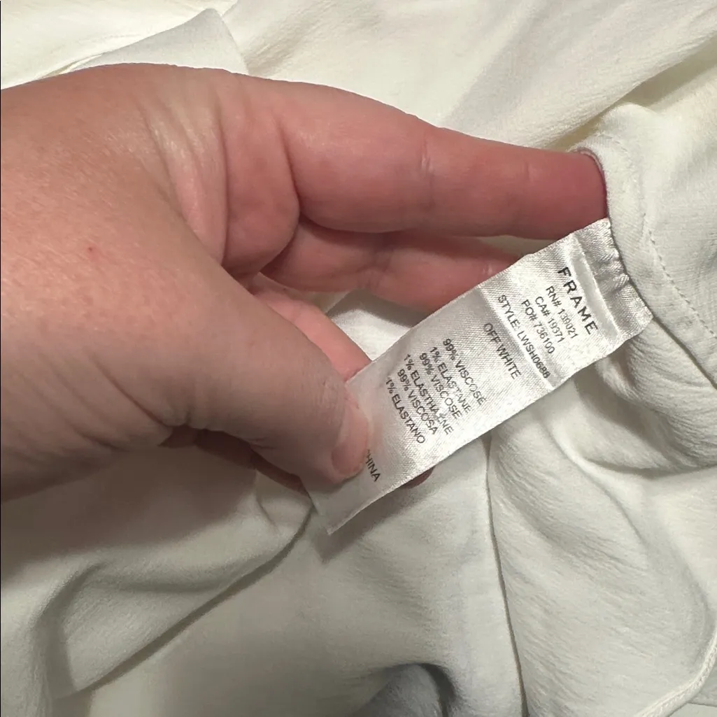 Frame Denim White Camisole Top - Image 5