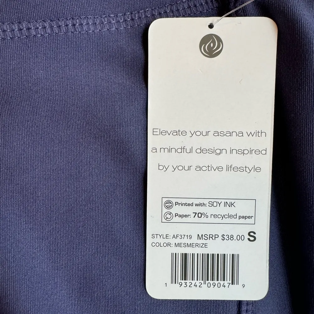 NWT APANA Yoga Lifestyle Extended Waistband Leggings - Size Small - Image 8