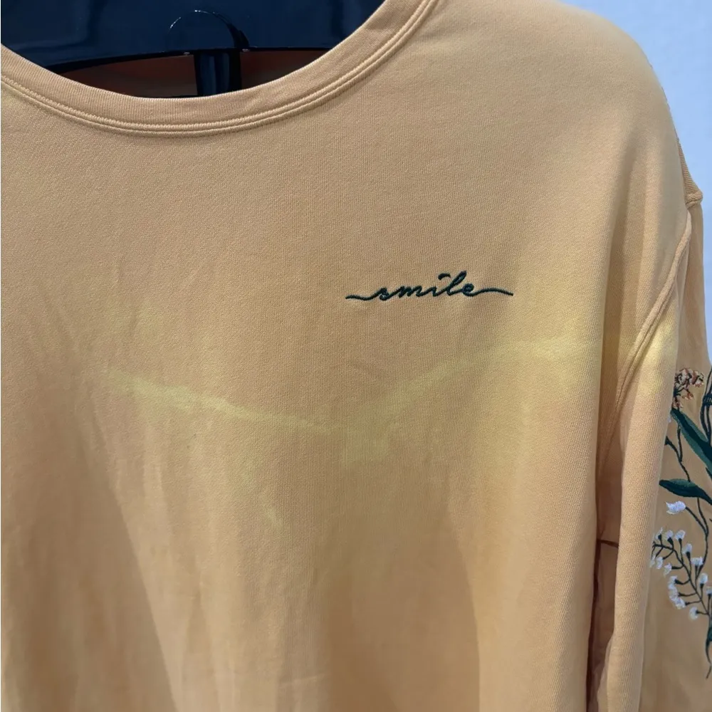 Floral embroidered top Orange Size L - Image 5