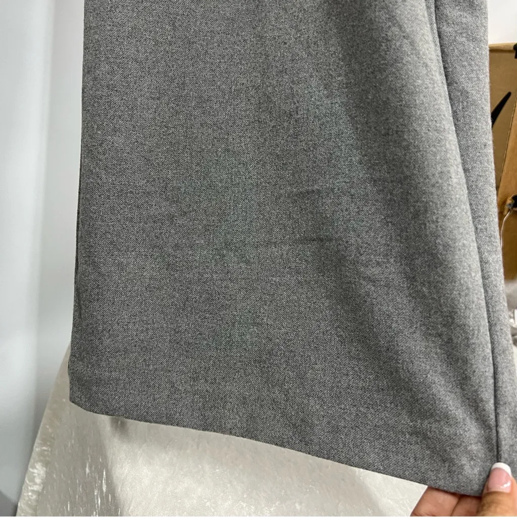 Abercrombie & Fitch xl tailored pleated Gray wide leg pants - Image 8