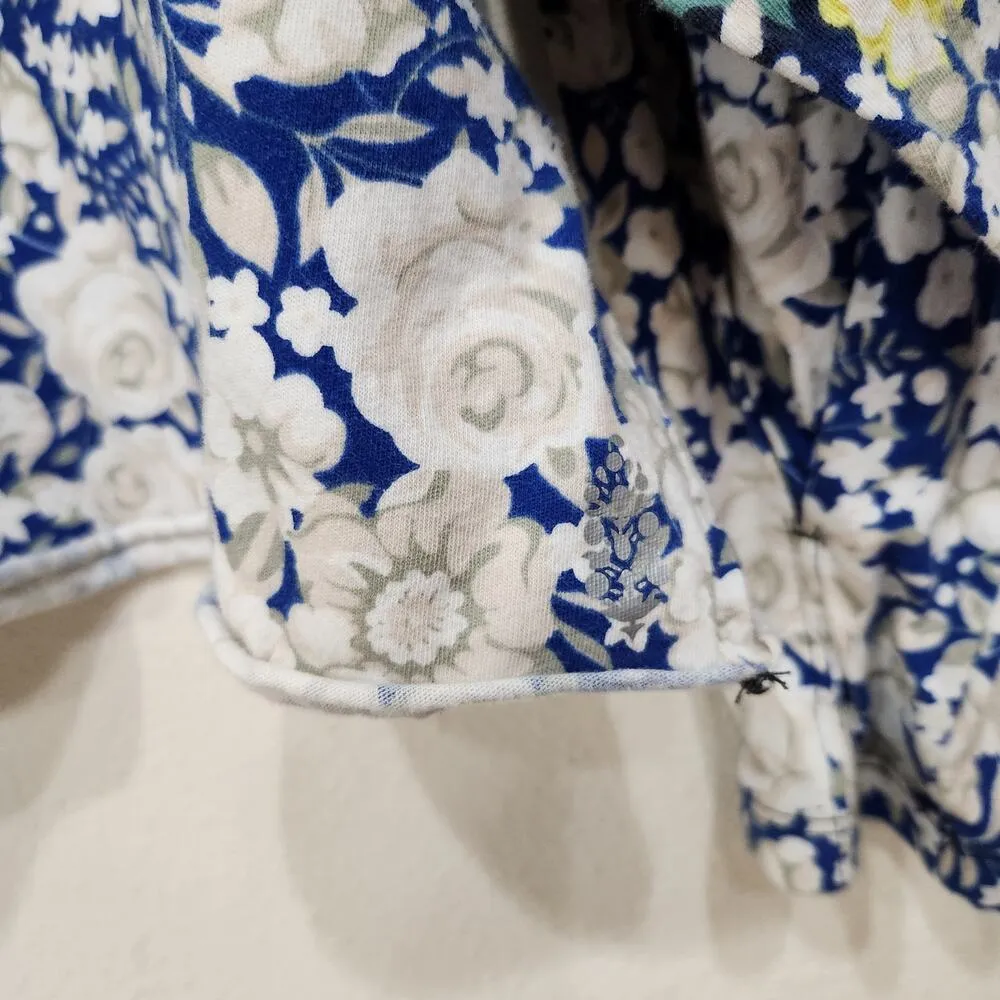 Free People Movement Inspire Printed Layer Tee Floral Ombre Yellow Blue Size XS - Image 9