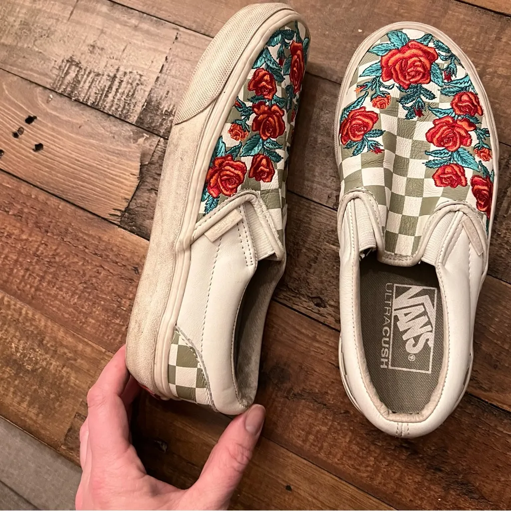 VANS DX Rose‎ 🌹 Embroidery Sneakers - Image 7