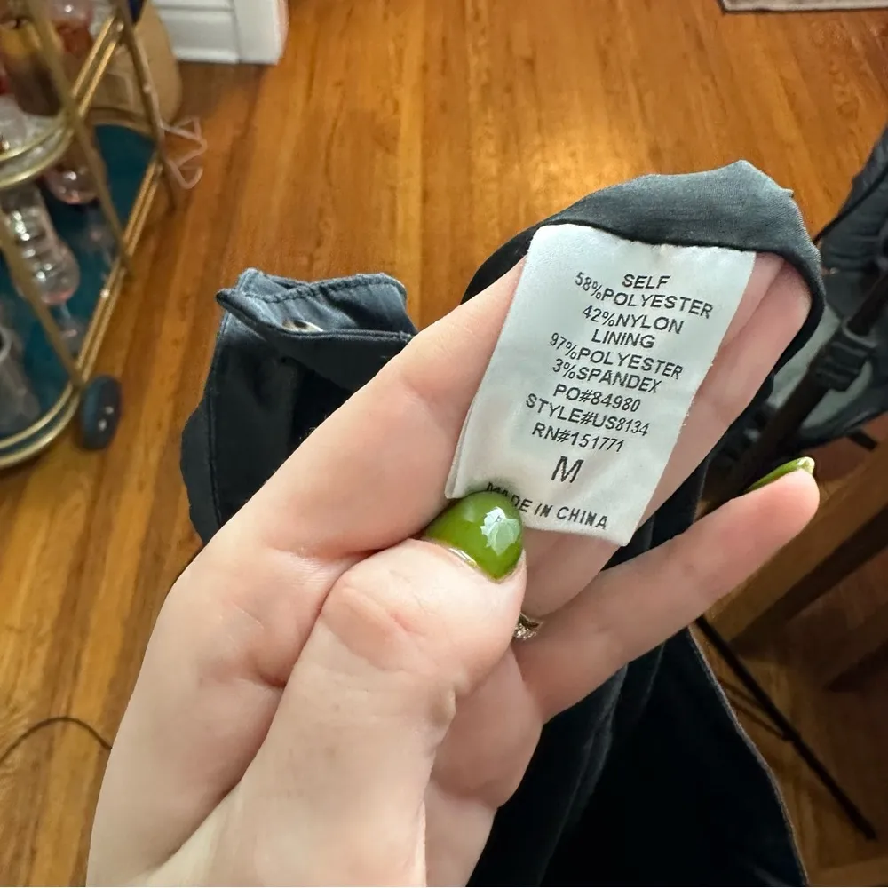 White + Warren | Purple and Contrasting Gray Turtleneck Sweater Knit Size M - Image 4