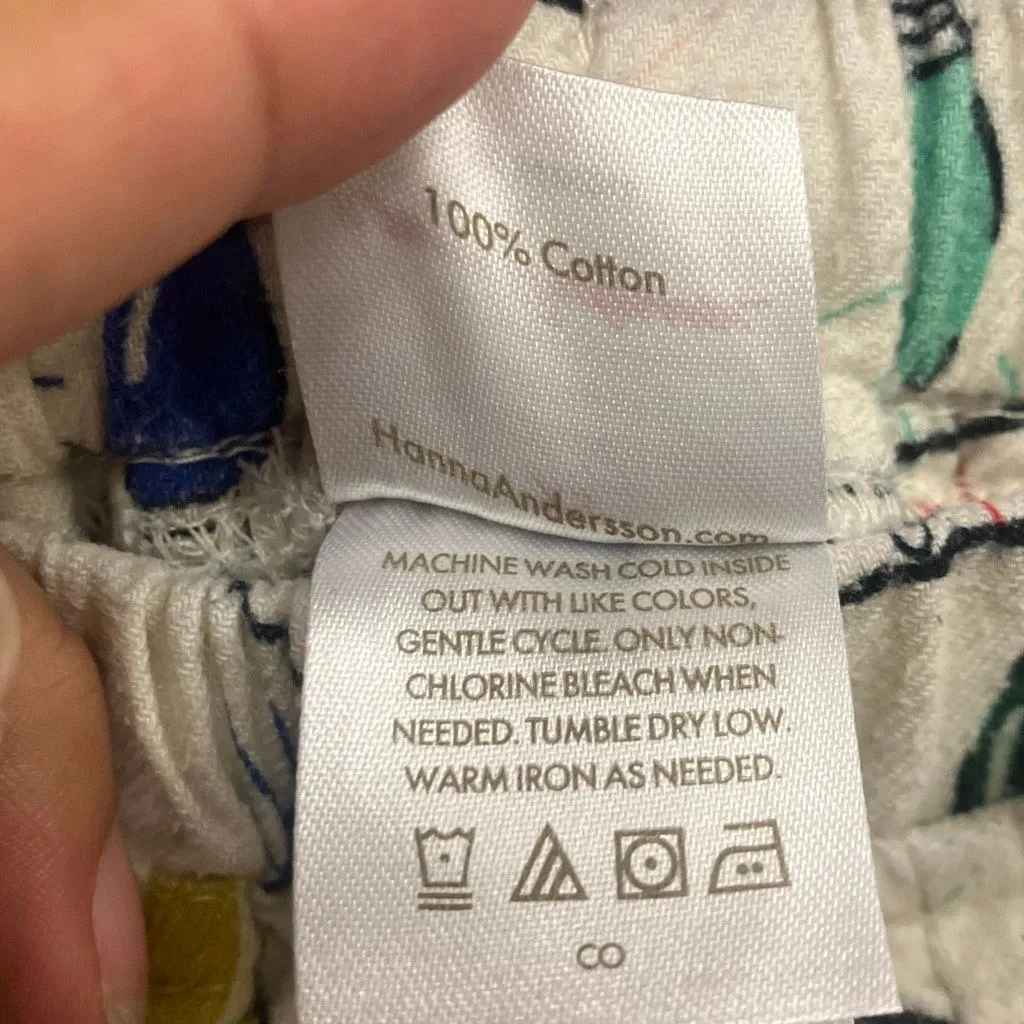 Hanna Andersson women’s XS flannel 100% cotton Christmas light PJ pants #751 - Image 5