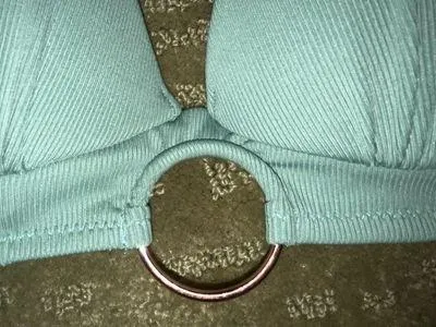 Brand New Shade and Shore Foam Green Bikini Top - Image 2