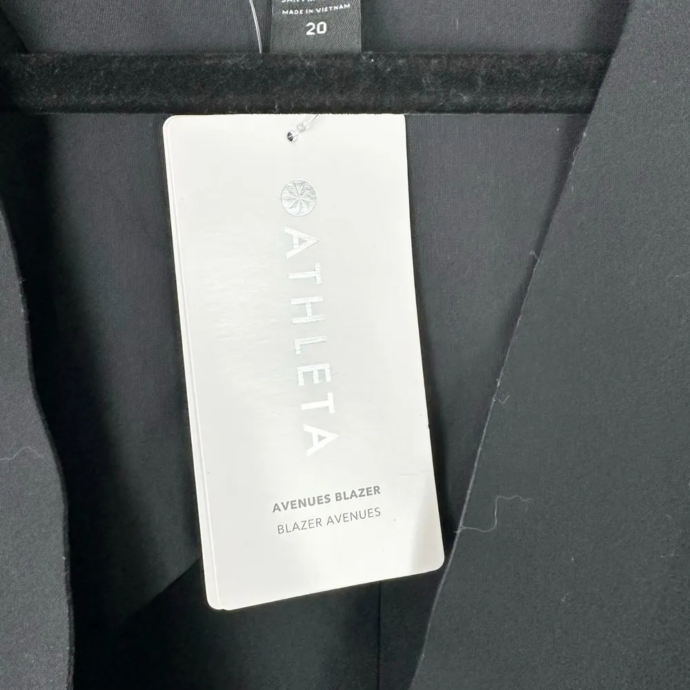Athleta Avenue Blazer Black NWT Size 20 - Image 13