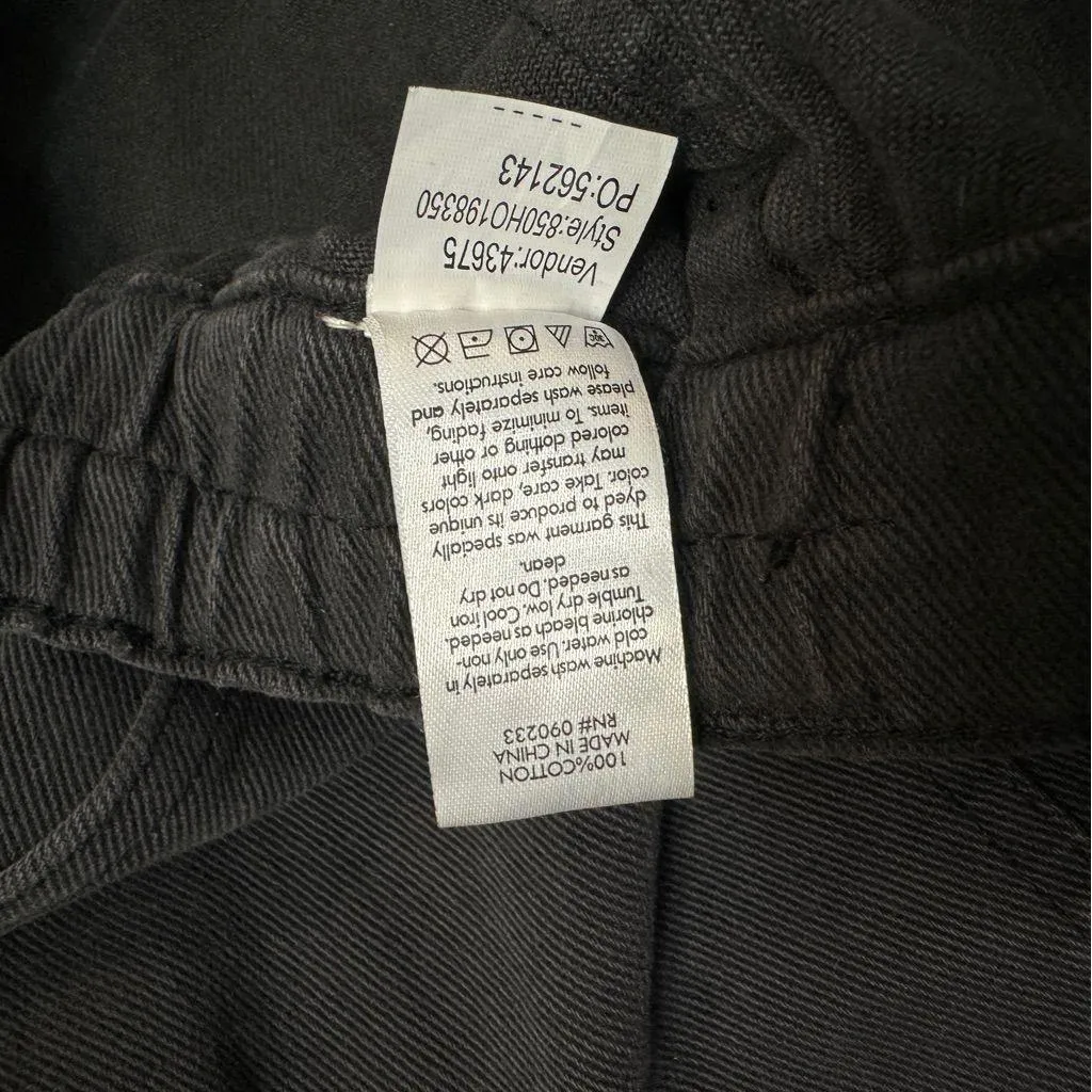 PacSun Black '90s Boyfriend Cargo Utility Cotton Jogger Pants size L Large - Image 8