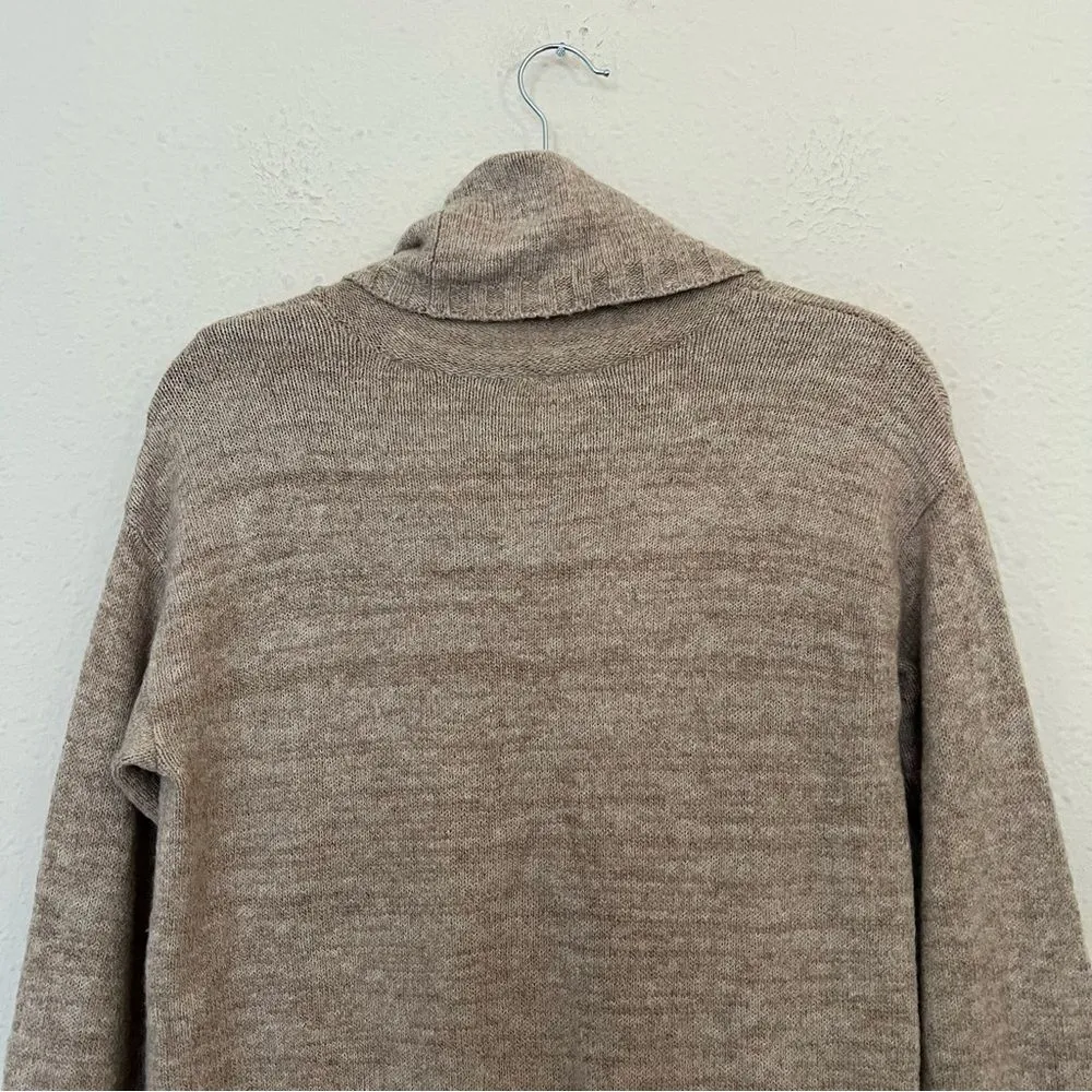 Anthropologie Sonoran Wool Cashmere Blend Cowl Neck Sweater Dress Size Small - Image 8