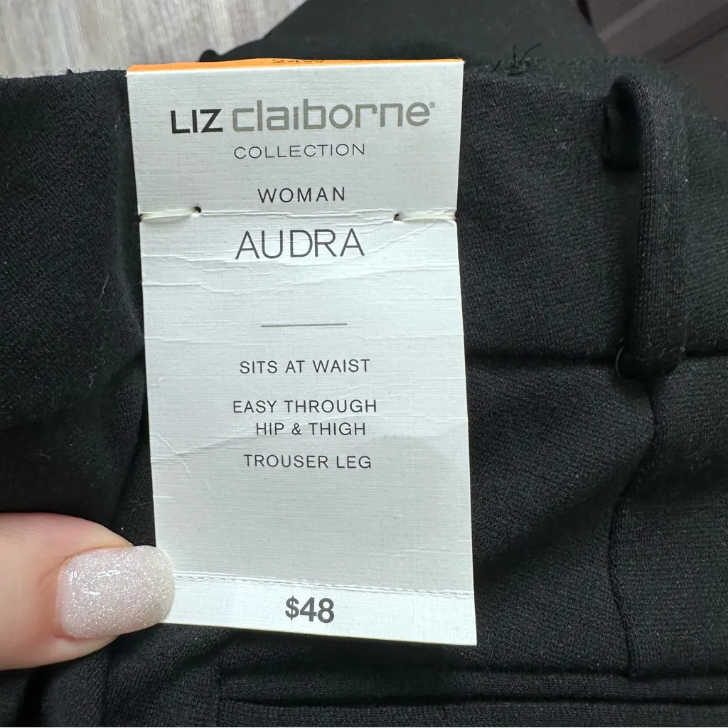 Liz Claiborne Classic Black Trousers NWT Women's Plus Size 24W - Image 9