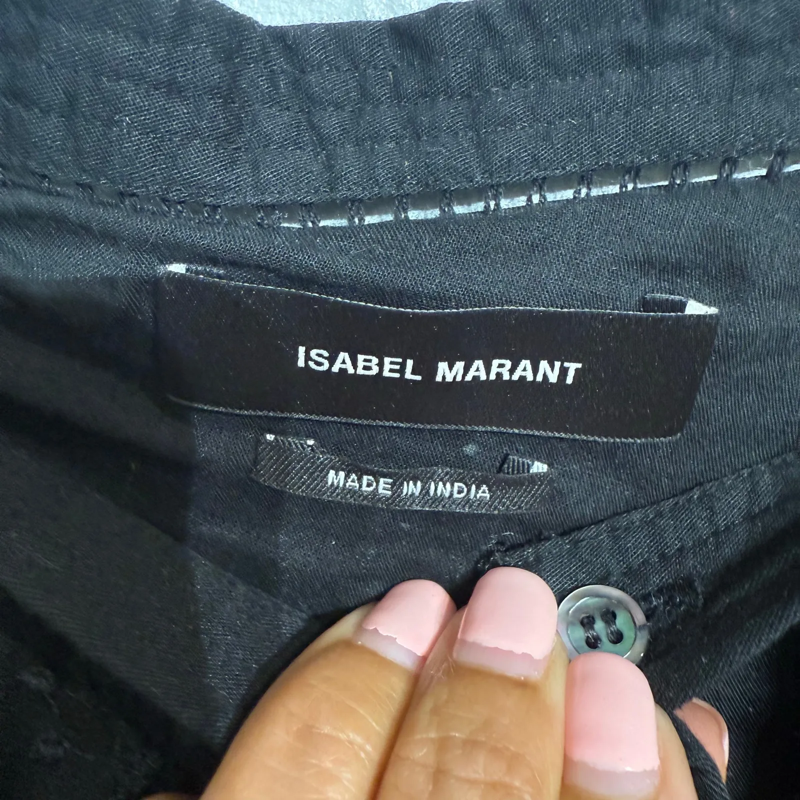 Isabel Marant Black Zanna Ruffled Broderie Anglaise Wrap Mini Skirt Sz 36 - Image 5