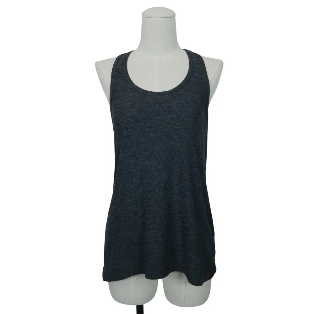 Beyond Yoga Spacedye Double Up Racer Tank Charcoal Black Sz Small - Image 3