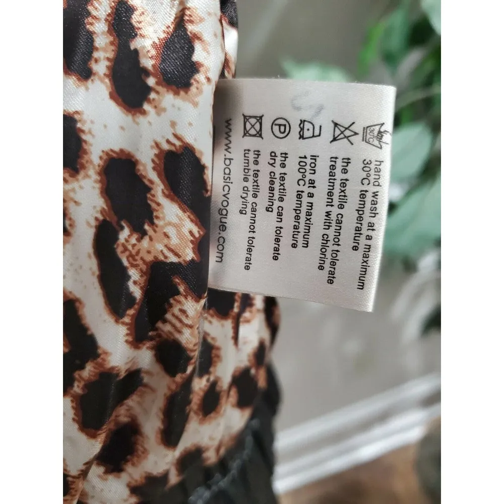 Basic Anywear Womens Brown Polyester Long Sleeve Casual Full Zip Front Jacket XL - Image 9