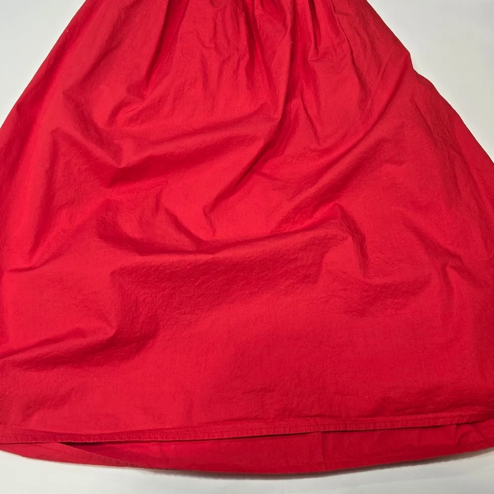 FAITHFULL THE BRAND Madella Midi Dress in Cherry Tomato - Image 12