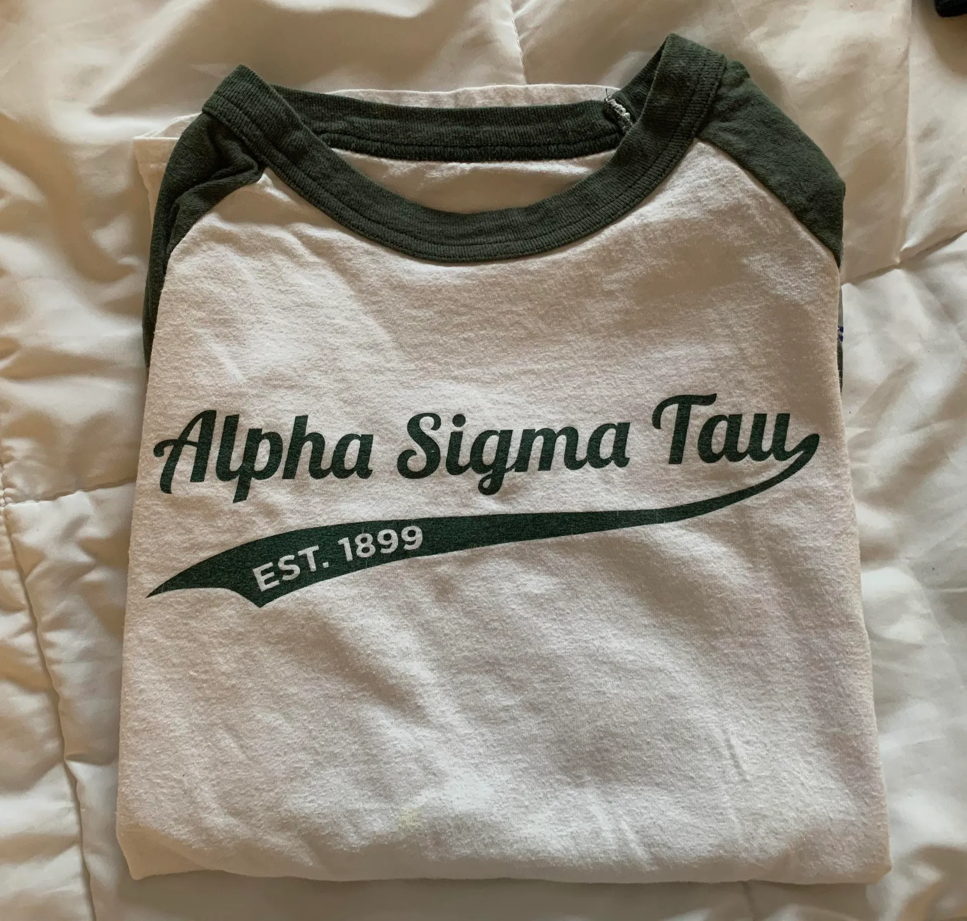 Champion Alpha sigma Tau Baseball Tee  - Image 4