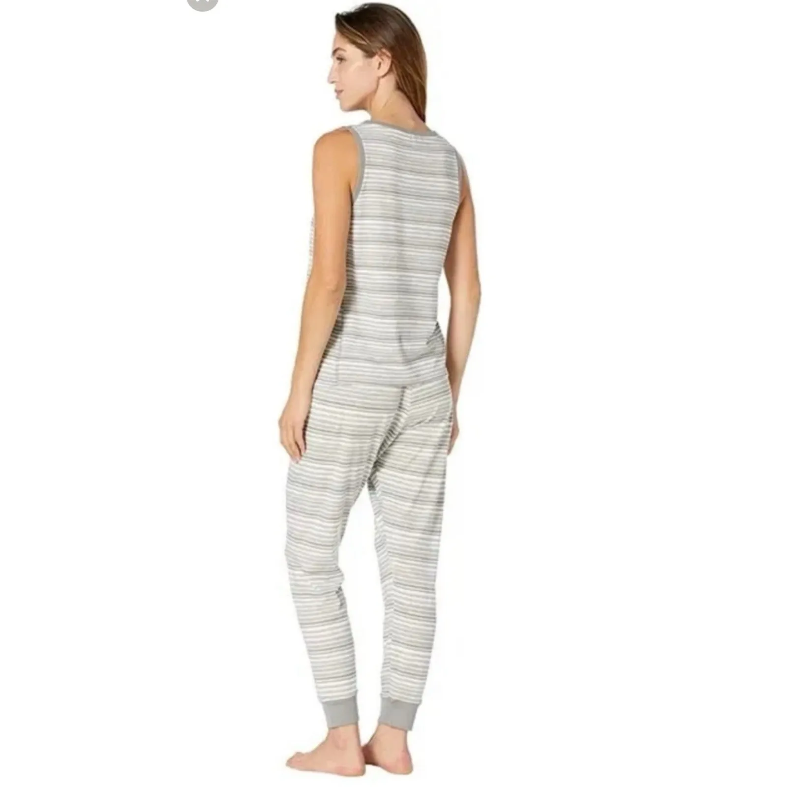 Splendid Women's‎ Tank Top Shirt and Jogger Pant Pajama Set Size Small Striped ! - Image 2