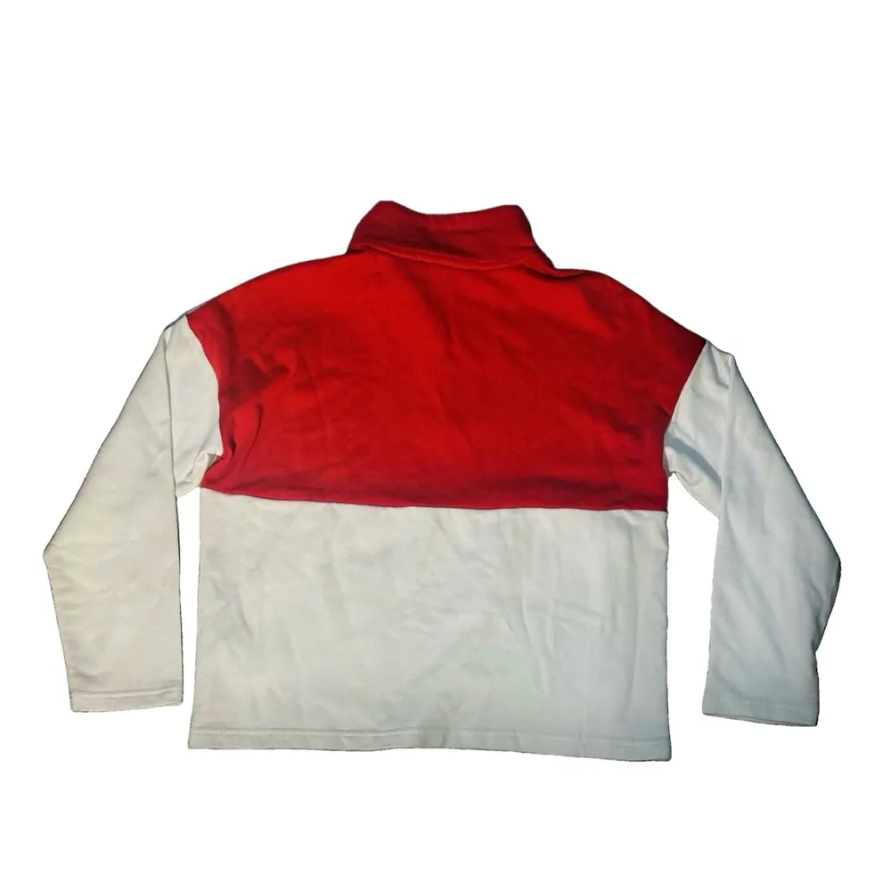 NWT Women Sm Color Block 1/4 Zip Sweatshirt Shacket Zippered MSRP $69.50 Preppy - Image 2
