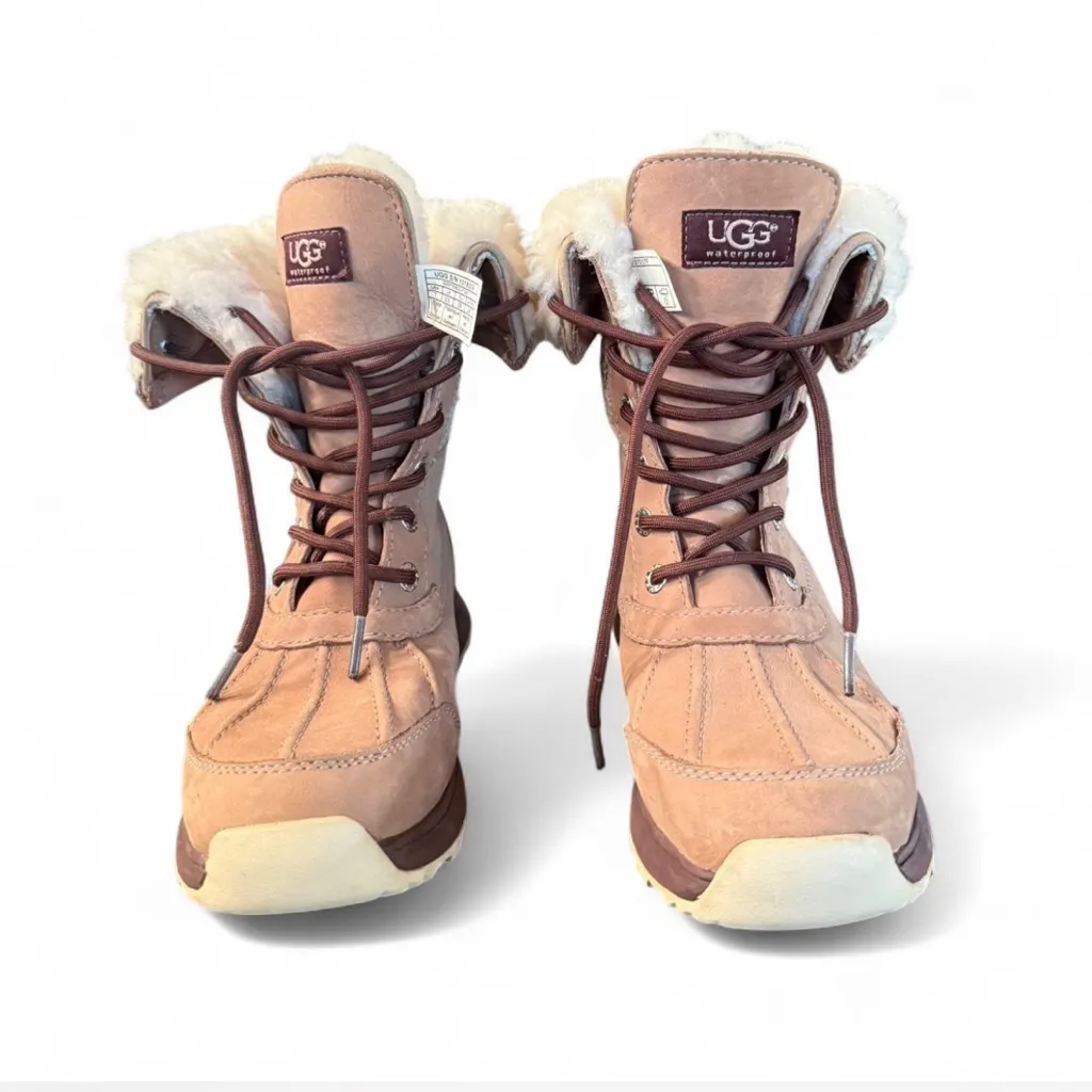 UGG Women's Brown and Cream Winter Boots - Image 2