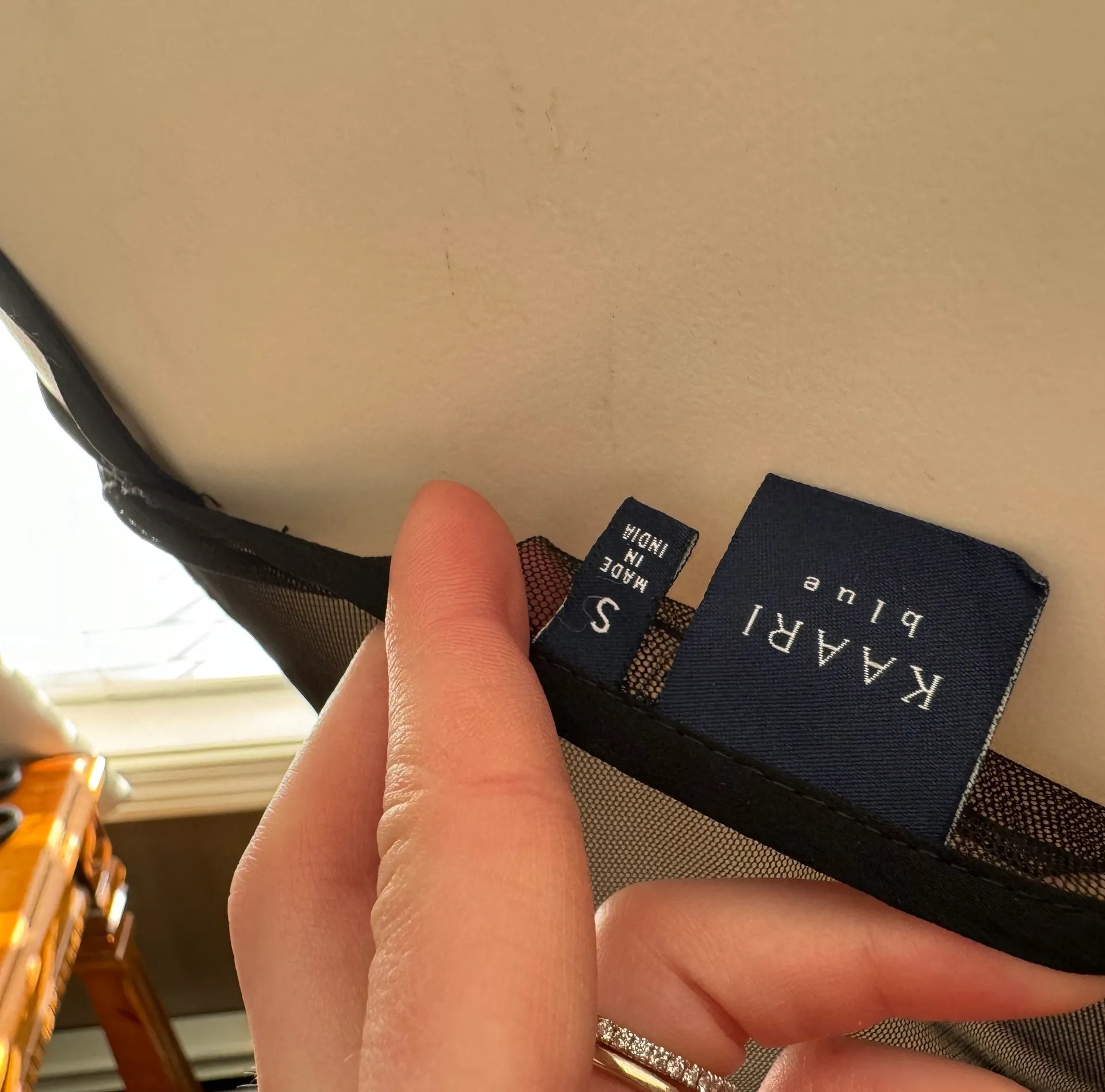 Karri Blue Sheer Dress  - Image 3