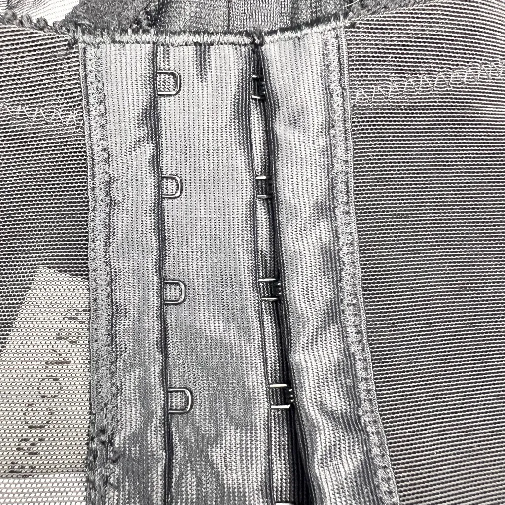 Vintage Undercover Black Satin Bustier Corset Top Size 38D Sexy Shapewear - Image 9