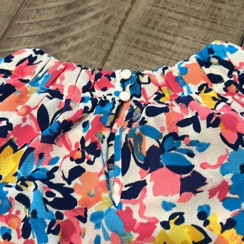 Juicy Couture Womens Floral Waterfall Print Midi Dress Multicolor - Image 7