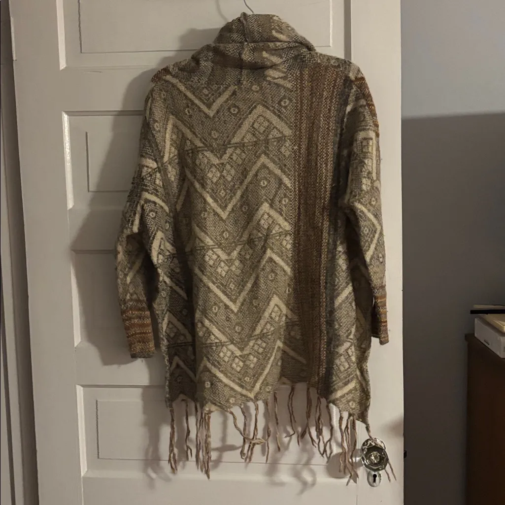 Free People Wool Blend Ponch - Image 2